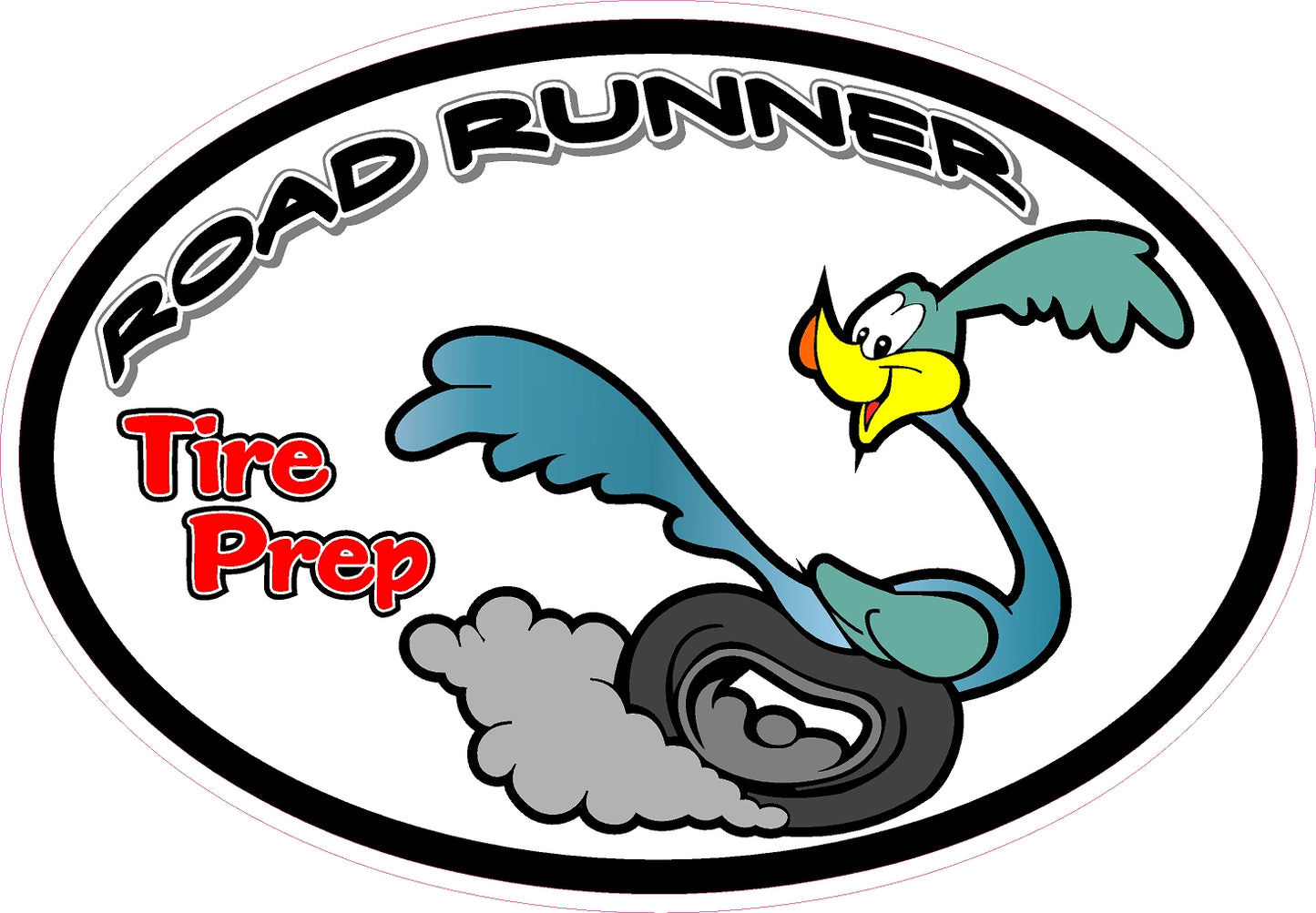 Road Runner Tire Prep Decals
