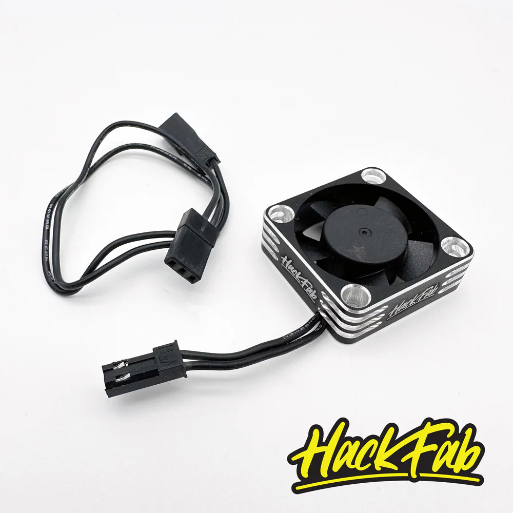 HackFab 30x30x10mm Aluminum High Speed HV Cooling Fan (Silver/Black)