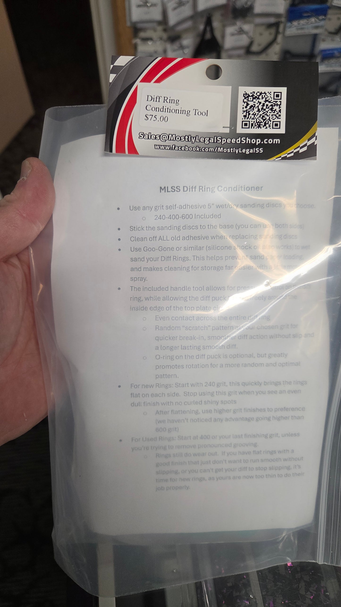 MLSS Diff Ring Conditioning Tool Set