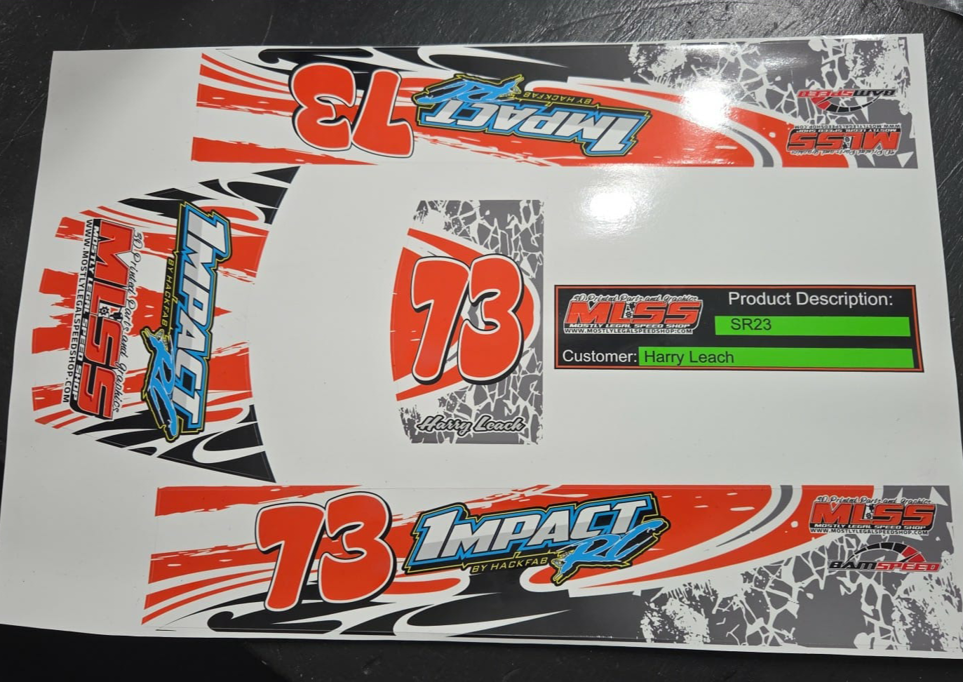 SuperRad Truck Body Wrap