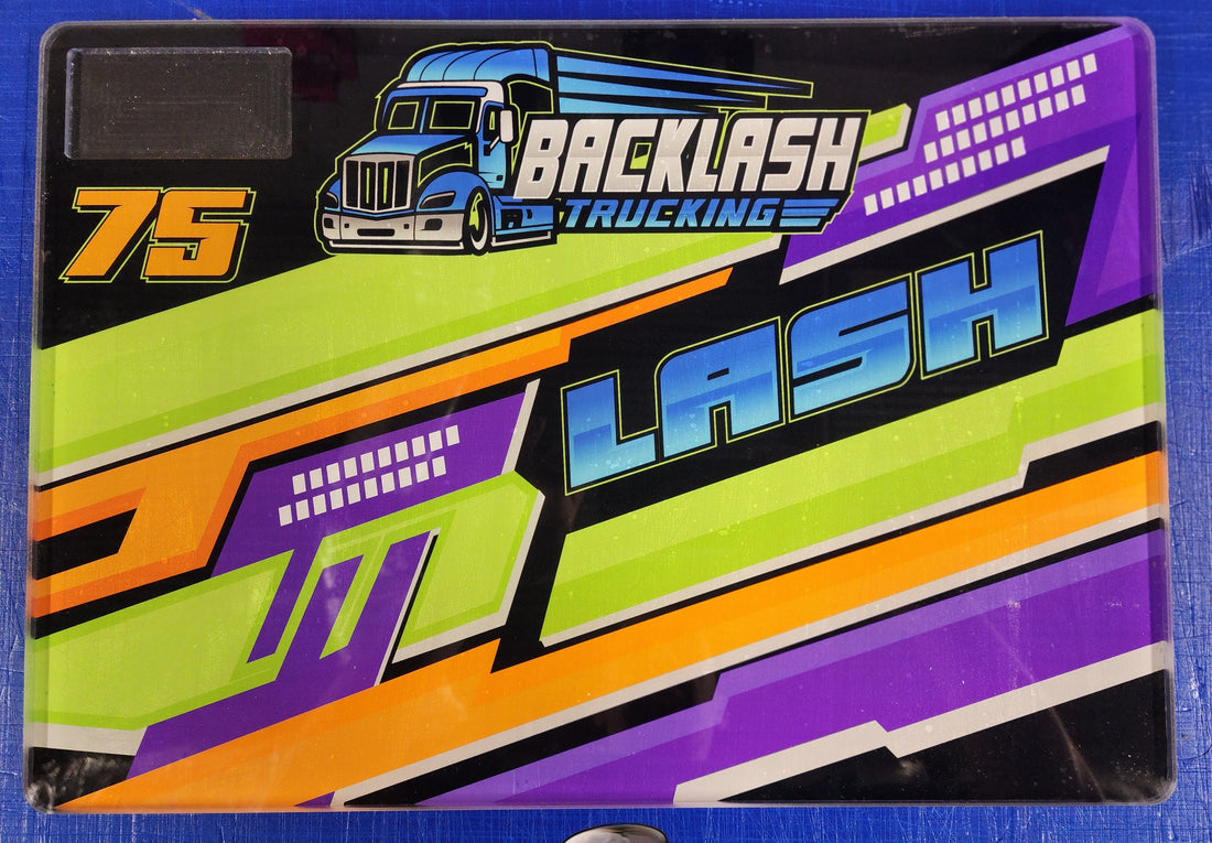 Custom Graphic Pit Board – Mostly Legal Speed Shop