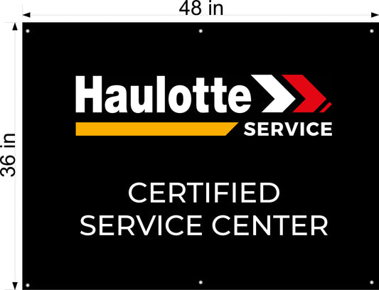 Haulotte Service Banner 3x4