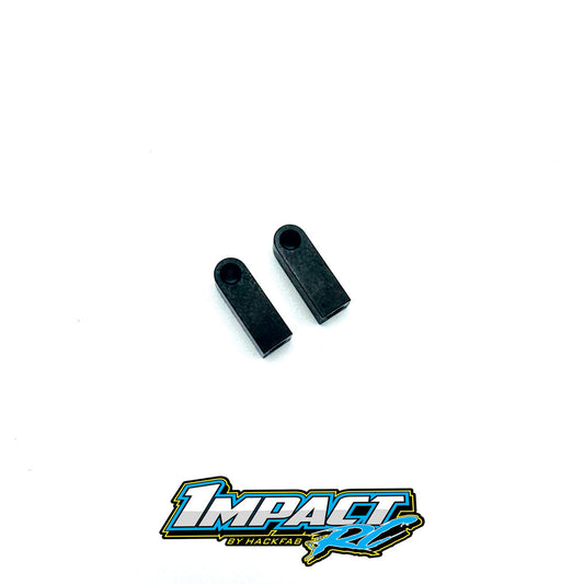Impact RC Outkast V2 Crossbrace/Weight Rail Standoffs (Black) (2)