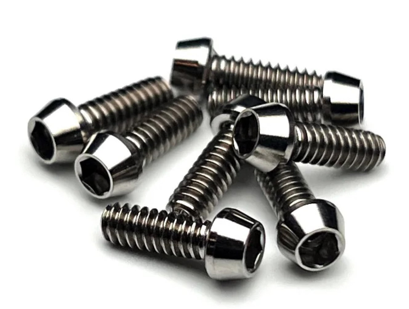 Sortafast Titanium Screws - Pan Car Rear Wheel - 8pk (4-40)