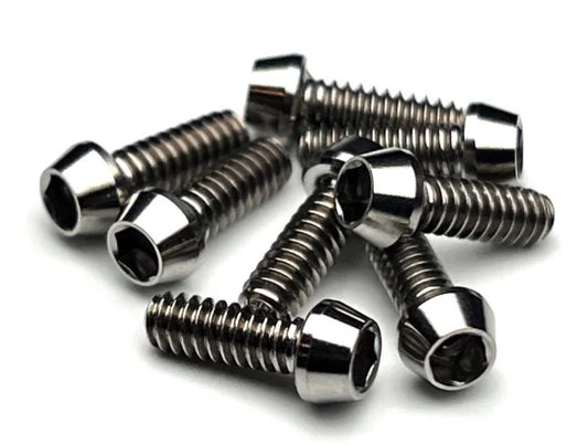 Sortafast Titanium Screws - Pan Car Rear Wheel - 8pk (4-40)