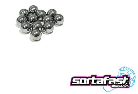 Sortafast 1/8th Inch Tungsten Carbide Differential Balls - 12pk