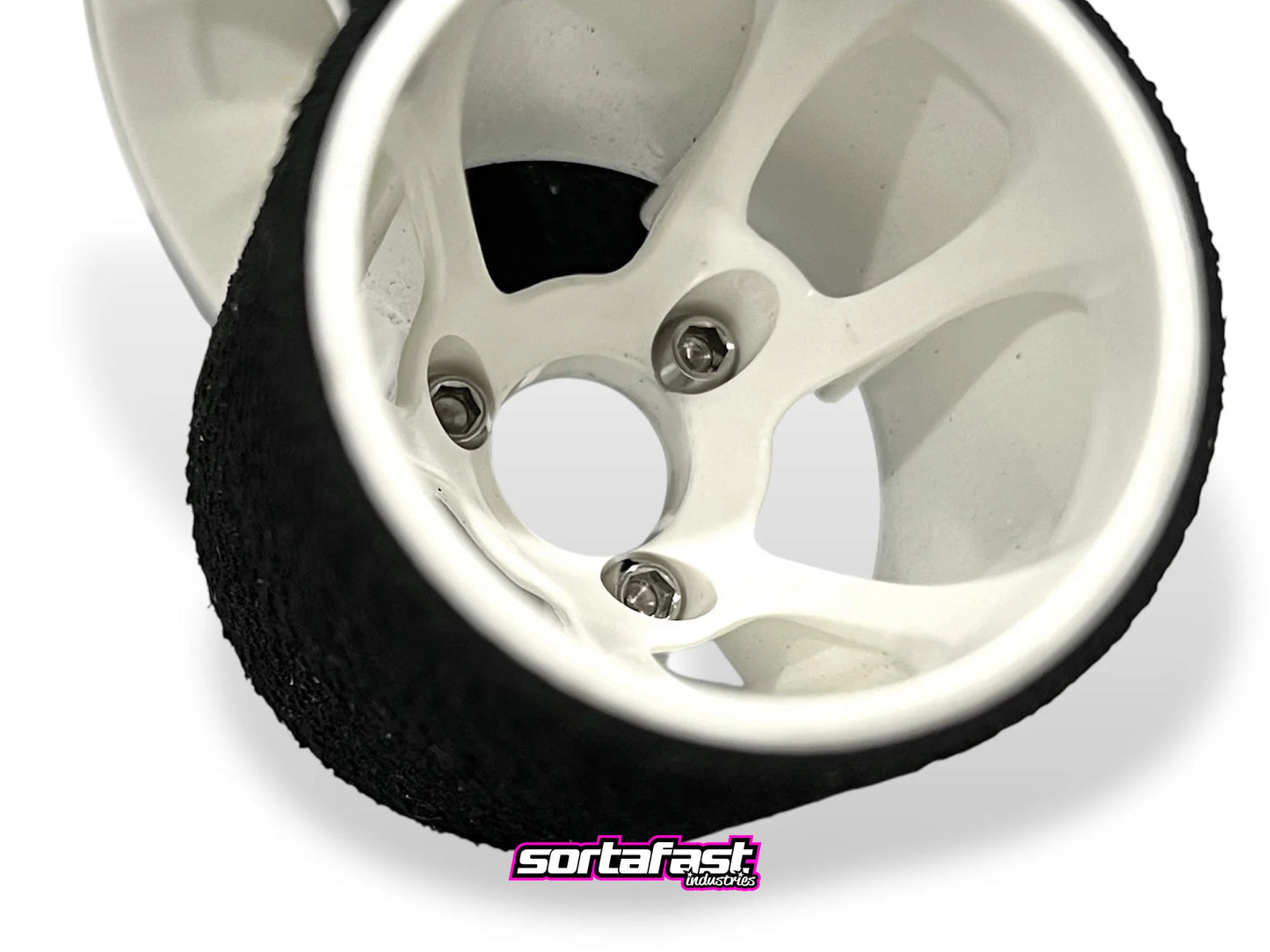 Sortafast Titanium Screws - Pan Car Rear Wheel - 8pk (4-40)