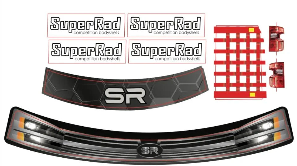 SuperRad SR-21 SuperTRK10 1/10 oval truck body