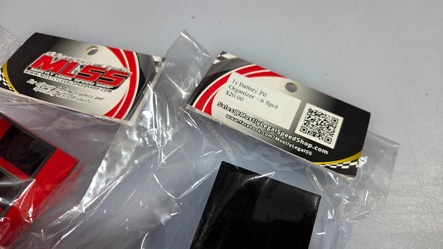 Ready to ship 1s Battery organizer 6-spot