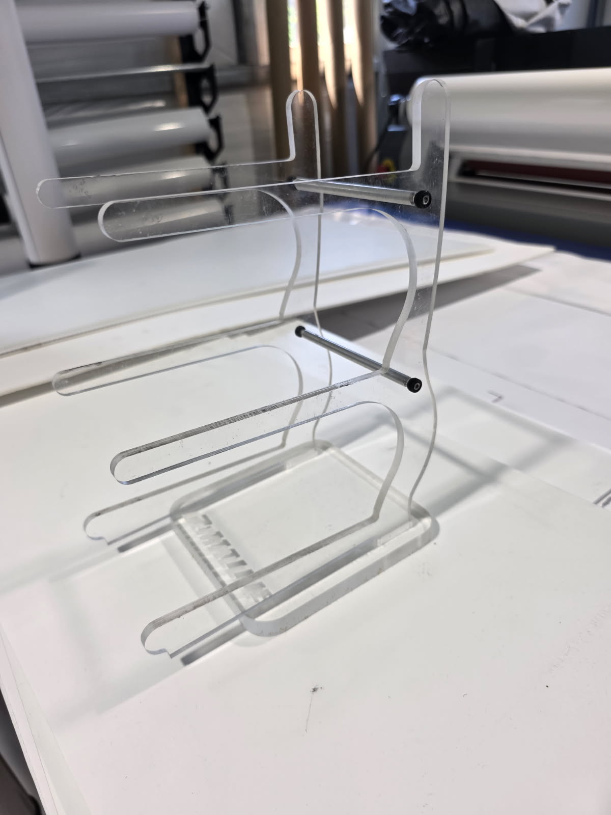 3 Pan Car Acrylic Car Stand