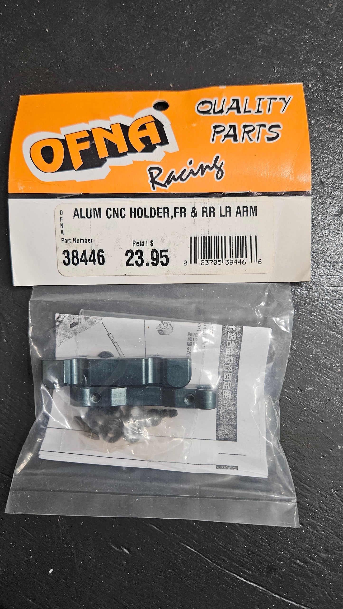 OFNA CD3 Alum CNC Holder,FR & RR LR Arm 38446