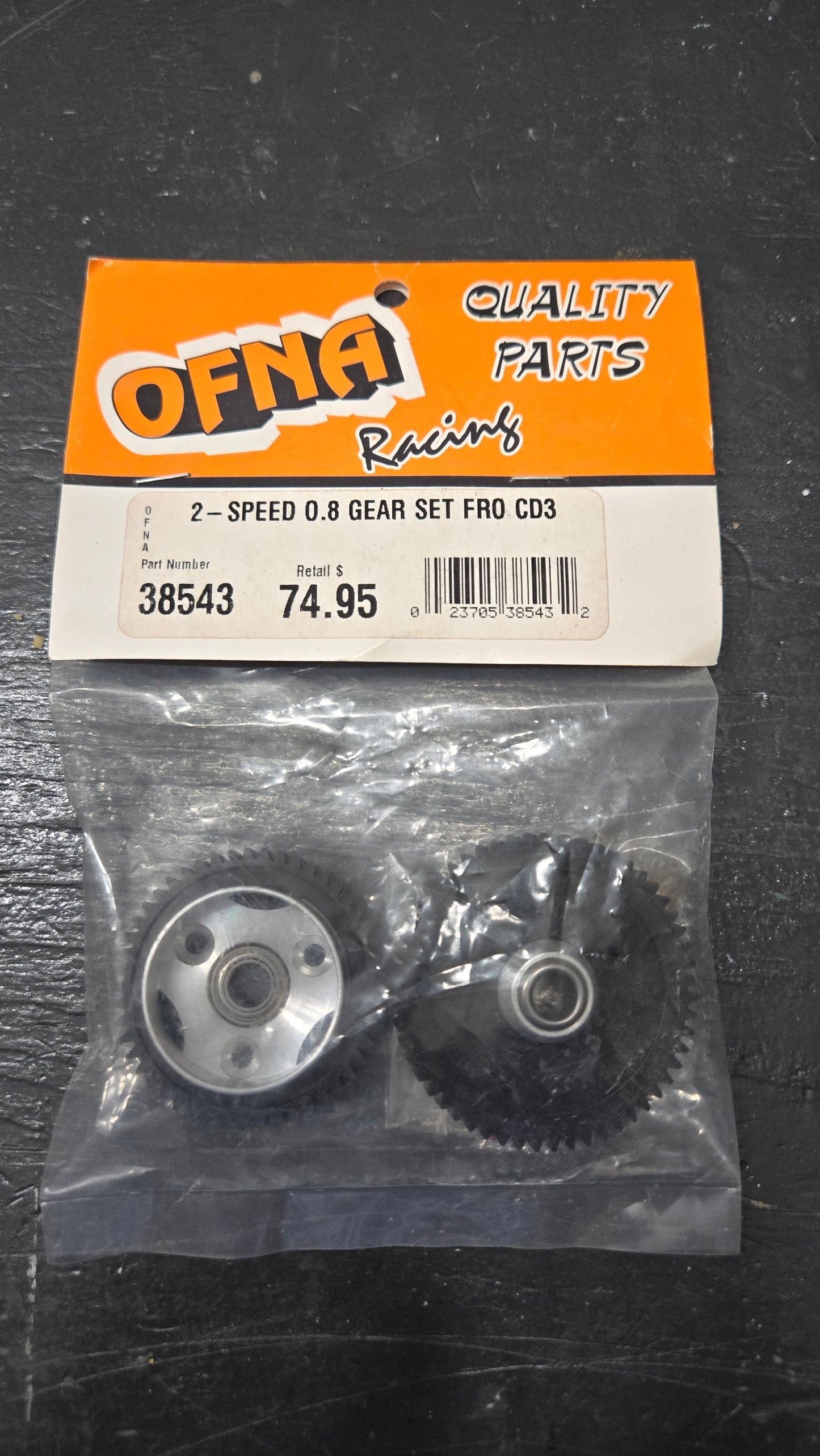 OFNA 2-speed 0.8 Gear Set For CD3, 38543